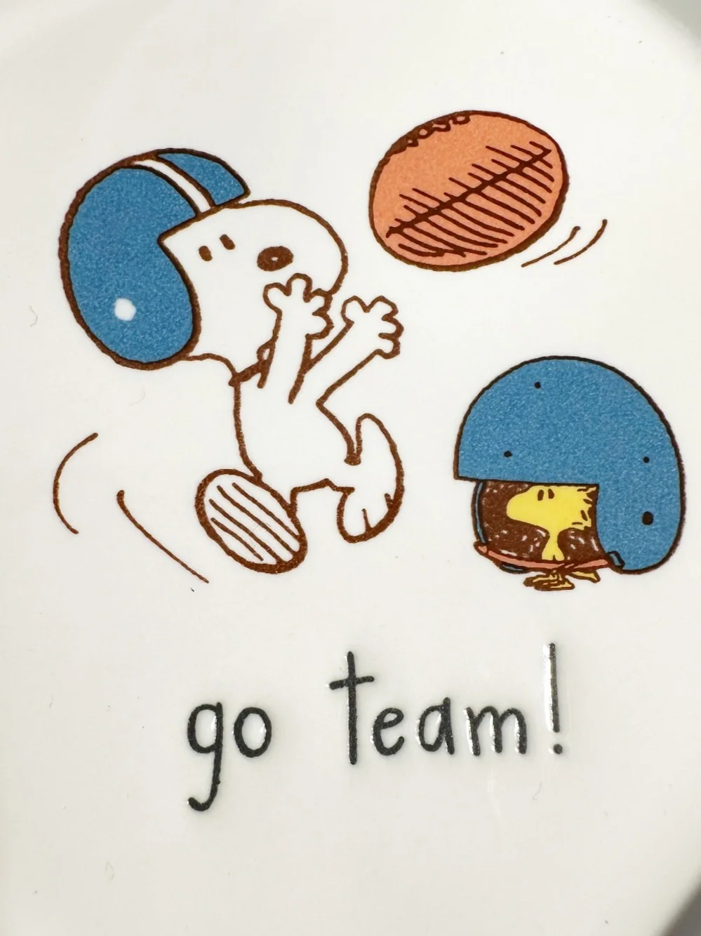 NEW Rae Dunn/Peanuts GO TEAM! SNOOPY Football Themed SPOON REST